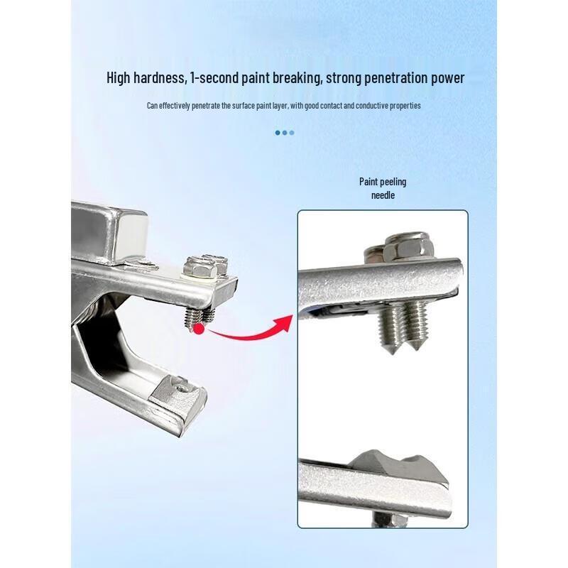 Stainless Steel Grounding Clamp with 3m Cable