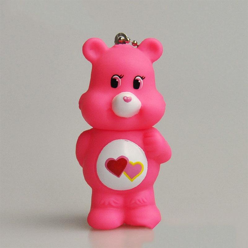 Care Bears Keychains Toy Keyring Figures Bag Pendant Child Xmas Birthday Gift