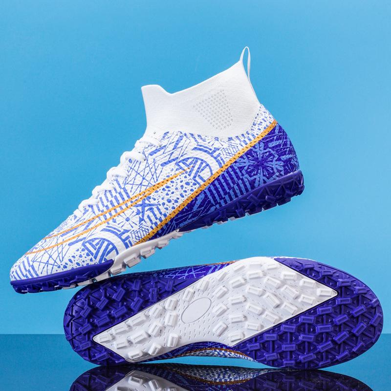 Ronaldo X10 adult long nails broken nails football shoes men's artificial turf training competition sports shoes women