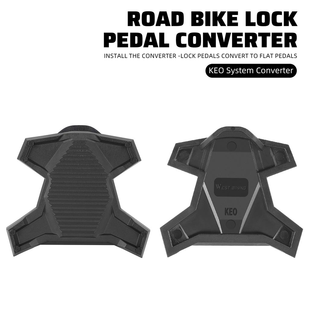 Самоблокирующийся адаптер для платформы Велосипедный замок Педали Преобразовать в плоские педали Преобразователь Велосипедная педаль