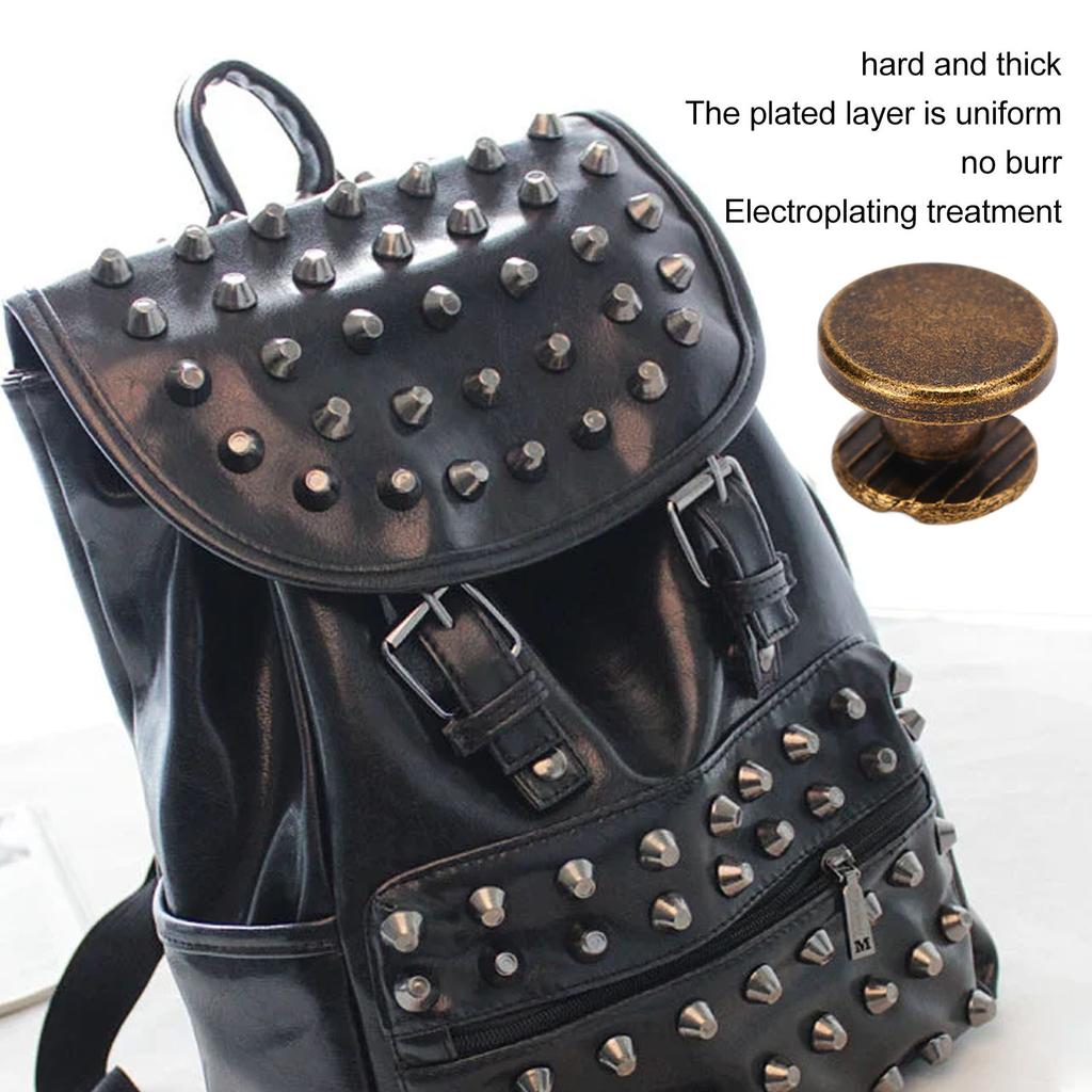 200 Set Book Binding Screw 9x5mm Hard Thick Brass Material Uniform Coating Binding Screws Assorted Kit for Photo Album