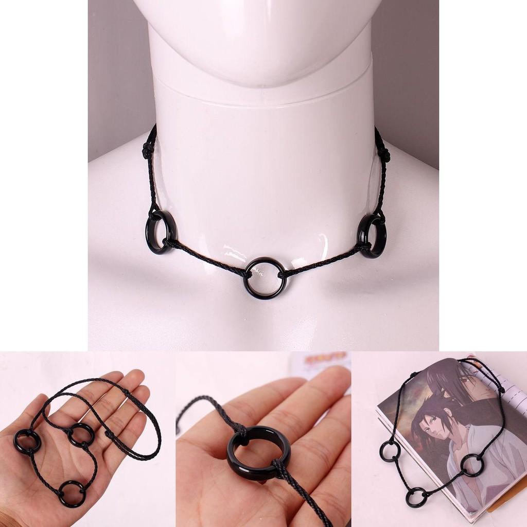 Модное аниме Наруто Учиха Итачи ожерелье с уникальным кулоном в виде трех колец