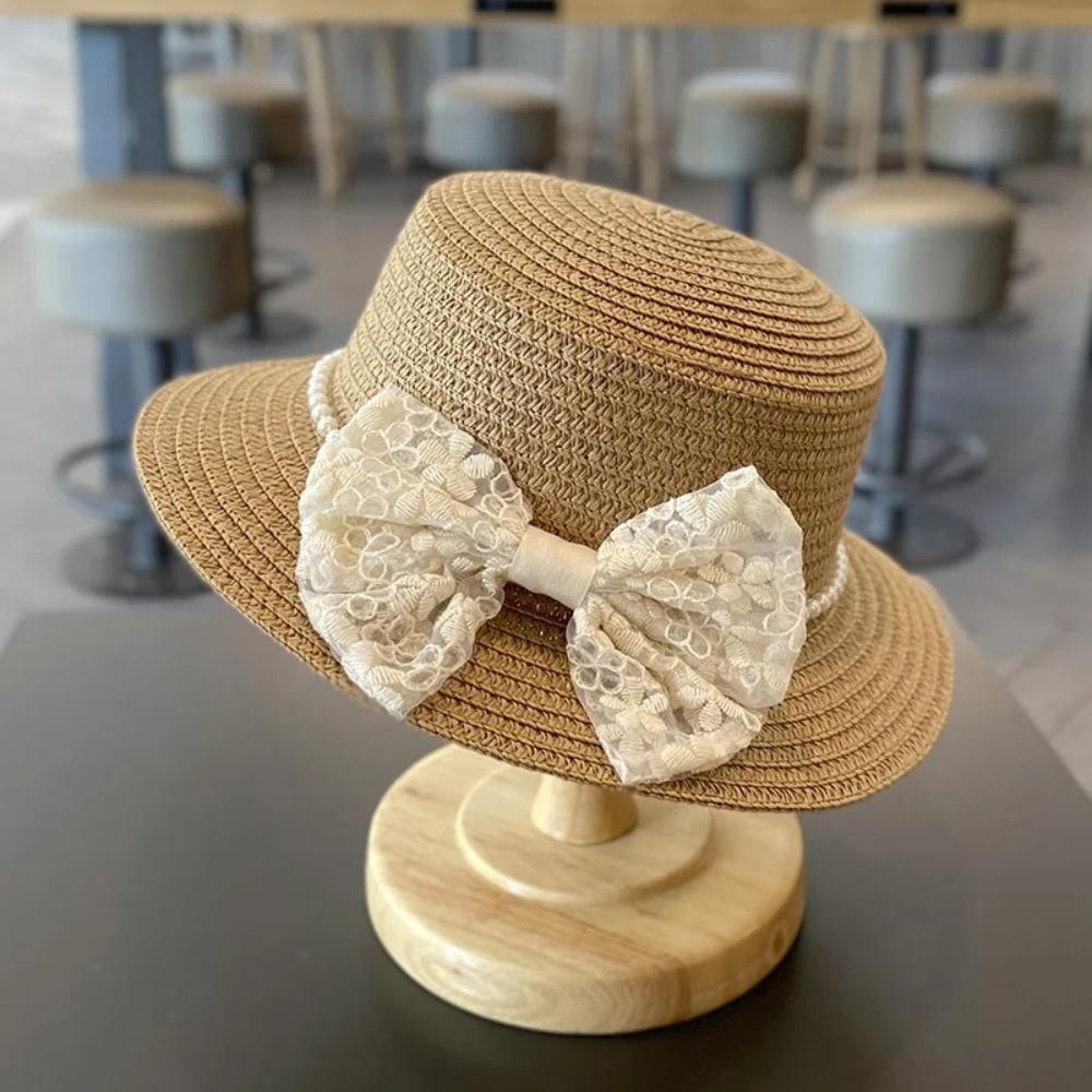 Дышащая пляжная шляпа принцессы, ручная работа, сумка через плечо, летняя соломенная шляпа для маленьких девочек