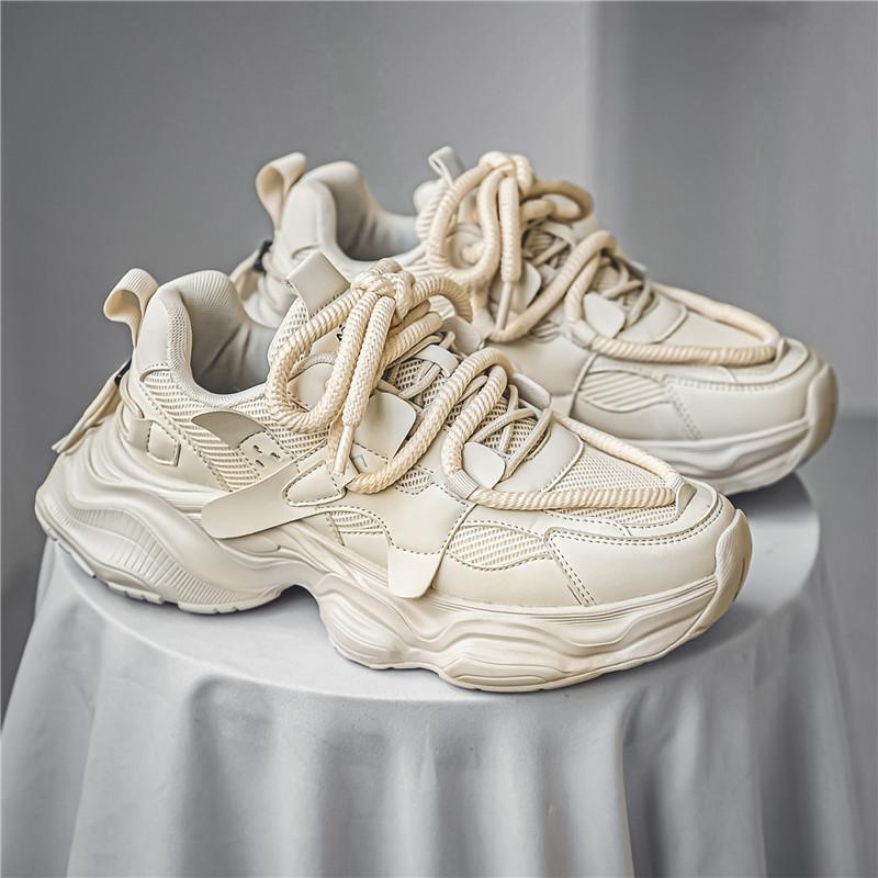 Мужская летняя дышащая сетчатая повседневная обувь, модные универсальные кроссовки с толстой подошвой и нескользящей подошвой, модные кроссовки для бега Zapatillas De Deporte