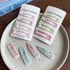 4 шт. Конфетный цвет Ins Сетевой красный зажим-банан Зажим для цветных сломанных волос Боковой зажим Милый головной убор для детей и девочек