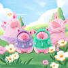 Анимация Kawaii Xiuxiu Pig Мягкая игрушка Розовая успокаивающая кукла Подушка Мультфильм Милые детские плюшевые куклы Игрушки Украшения для комнаты Подарки