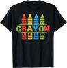 Cray Colors Детское Искусство - Забавная Команда Мелков Подарок Унисекс Футболка