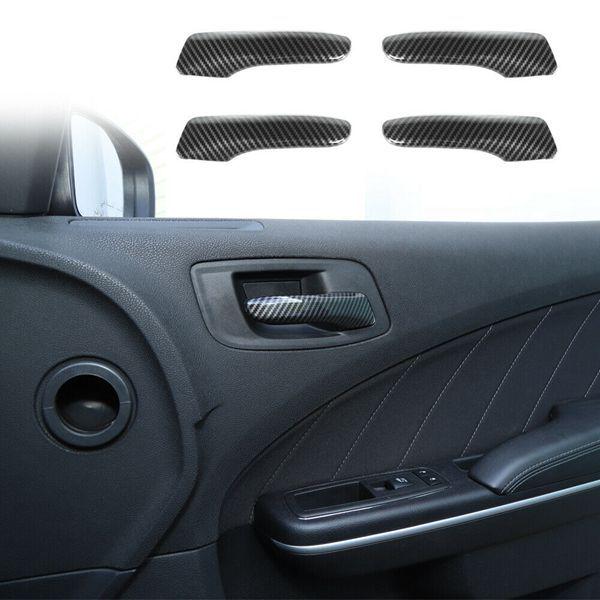 Set of 4 Inner Door Pull Handle Trim for 2011-2021 Dodge Charger/Chrysler