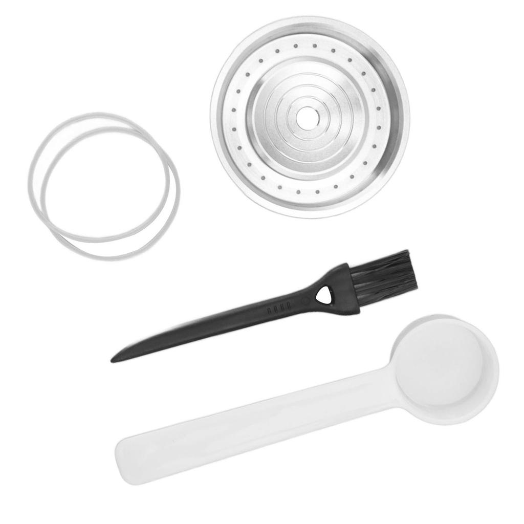 Крышка для кофейной капсулы из нержавеющей стали 304, устойчивая к ржавчине, многоразовая, заправляемая крышка для кофейной капсулы