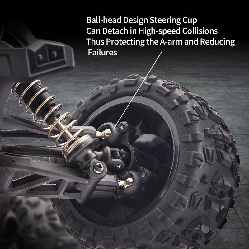 Радиоуправляемая машина 55 км/ч 4WD Внедорожник 1/14 Грузовики с дистанционным управлением Высокоскоростной автомобиль Привод по бездорожью Дрифт Гоночные игрушки для взрослых Мальчиков