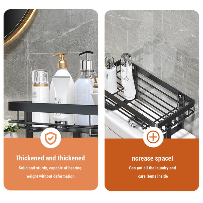 Полка для хранения над туалетом, Хранение над туалетом, Органайзер для хранения в ванной, Задняя часть полки для туалета
