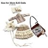 Одежда для BJD кукол Стиль кэжуал Мини-платье для кукол Одежда для BJD энтузиастов Куклы 1/6 30 см
