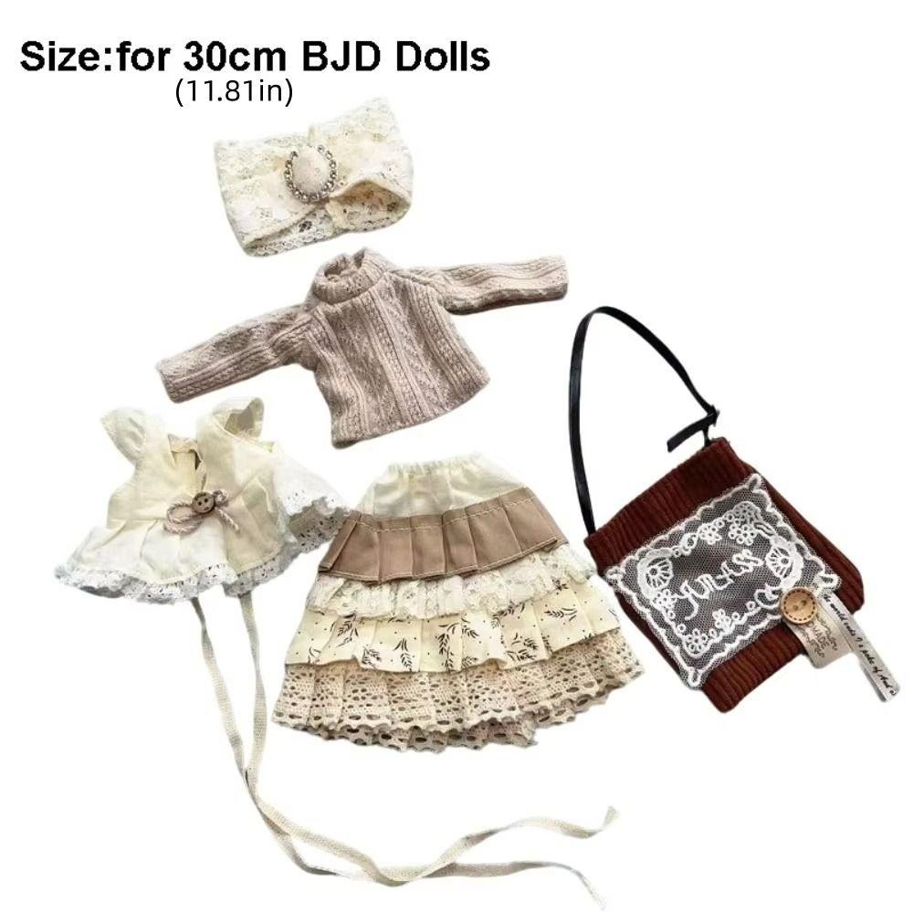 Одежда для BJD кукол Стиль кэжуал Мини-платье для кукол Одежда для BJD энтузиастов Куклы 1/6 30 см