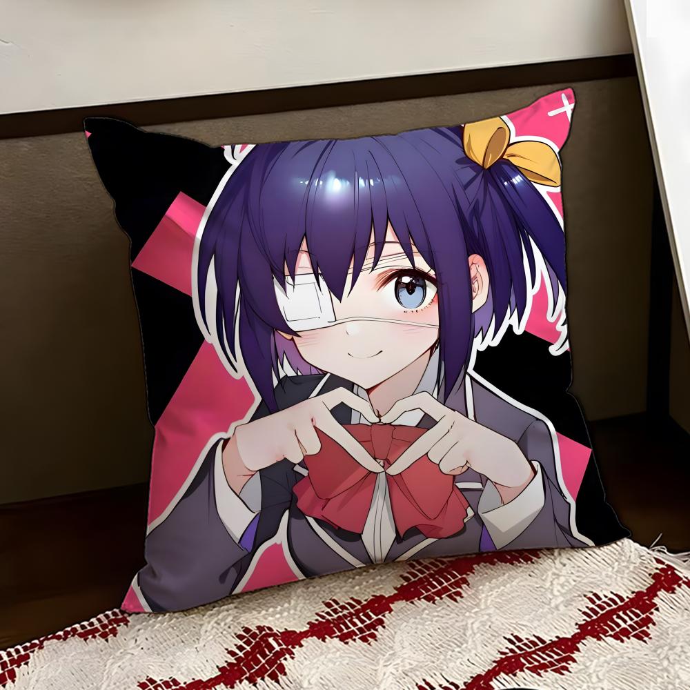 Love Chunibyo Other DDelusions Cushion Cover Reversible Soft Durable Pillo Cover Home Car MultiScene Use for Daily Comfort