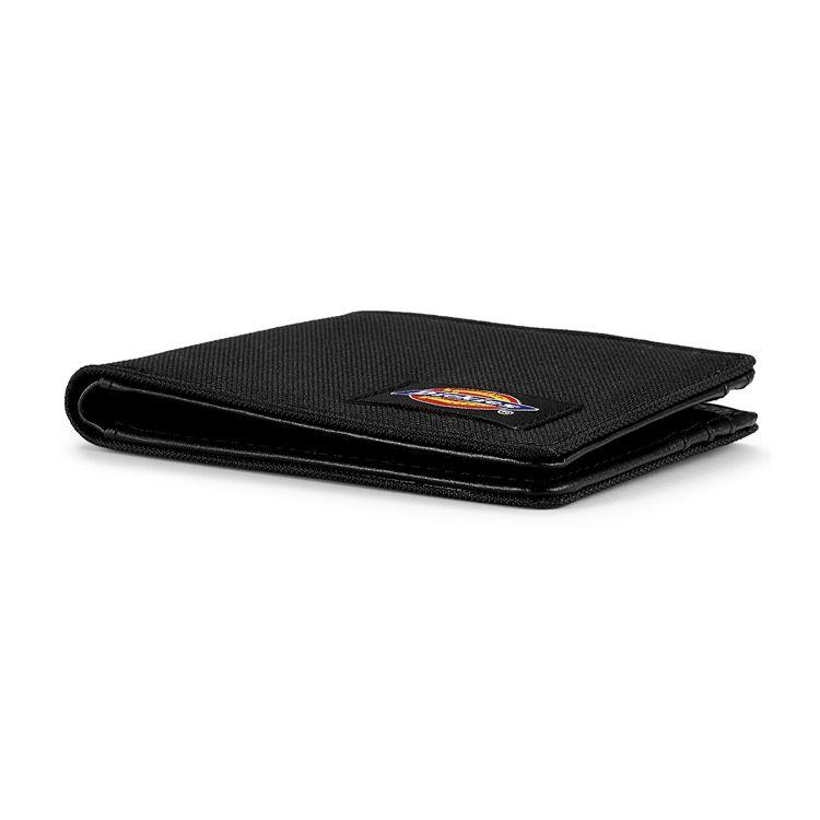 Dickies Винтажный короткий холщовый кошелек с логотипом, унисекс, черный 181U90LBB64BK05