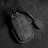 Кожаный чехол для ключей от машины, чехол для Land Rover Range Rover Sport Discovery 3 4 Elander 2 Evoque, замшевый брелок, автомобильные аксессуары