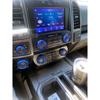 Knob Cover for F150 AC Climate Control Switch/Trailer/4WD/VOL/Tune Button Interior Center Console Trim Accessories Compatible with Ford F150 XLT 2016