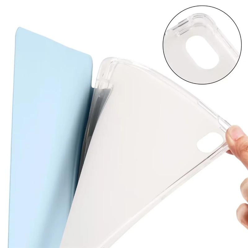 Тройной кожаный мягкий чехол-подставка для планшета Xiaomi Redmi Pad Pro 12,1 Poco Pad, чехол для Redmi Pad Pro, чехол с держателем для ручек