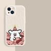 Чехол для телефона для влюбленных, пар, подходит для iPhone 11 12 13 14 15 16 Pro Max XR X XS Mini 8 7 Plus SE 2020, прозрачный чехол, милый мультяшный пес