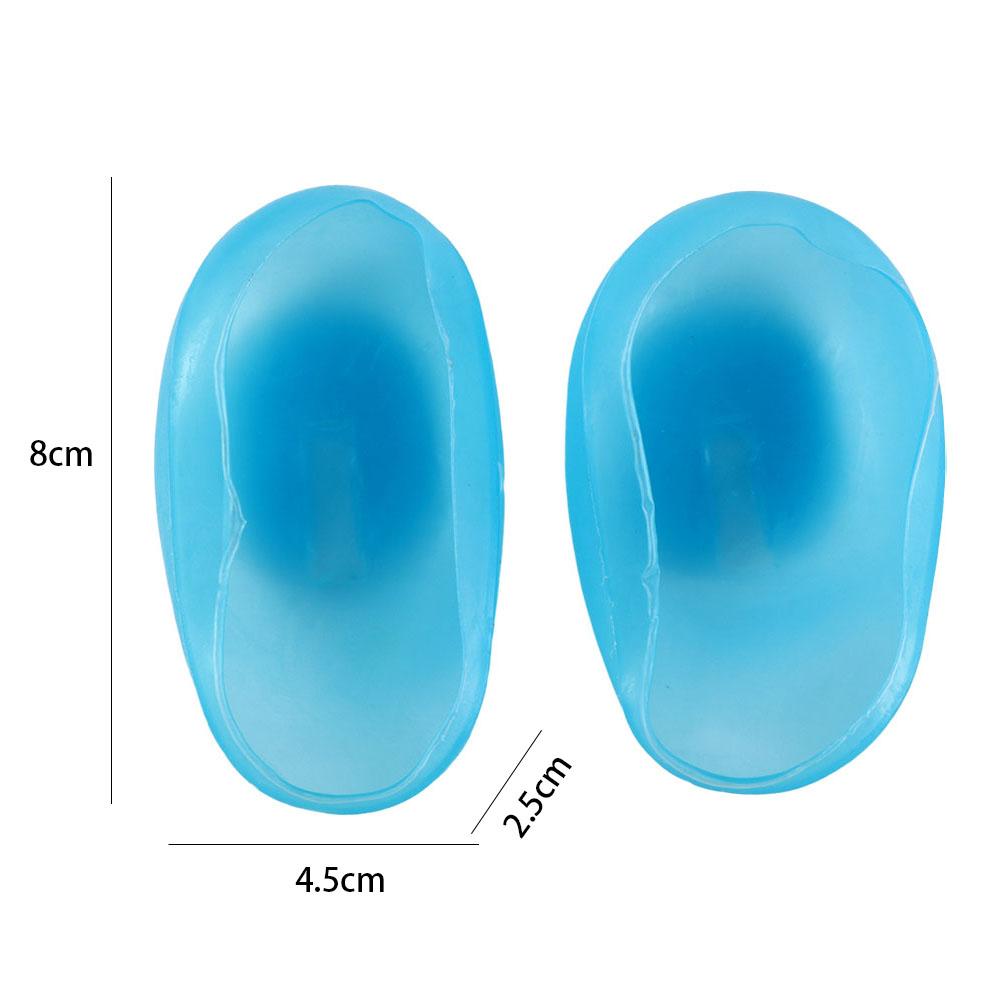 2pcs Reusable Silicone Ear Cover Waterproof Salon Ear Shield Hair Coloring Dyeing Protector