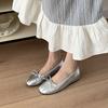 Fashion Luxury Fashion Round Toe Women Flats Slip On Shoes Soft Female Butterfly-Knot Footwear Shallow Ladies Flats With Shoes