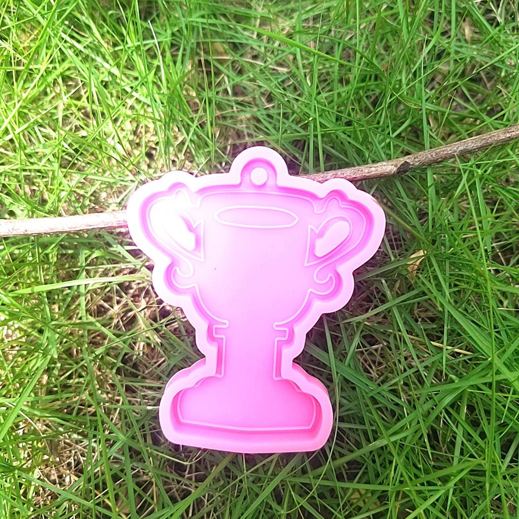 Формы для литья ювелирных изделий Силиконовые формы для кулонов Формы для смолы Трофей Эпоксидная форма для литья для изготовления серег, ожерелий, брелоков