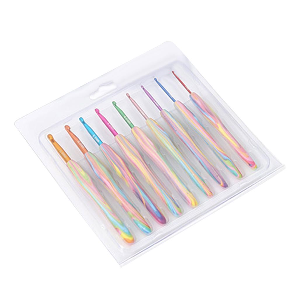 9 шт. Эргономичная ручка Крючок для вязания 2 мм-6 мм Эргономичная игла для вязания Крючок для вязания с мягкой ручкой для начинающего любителя