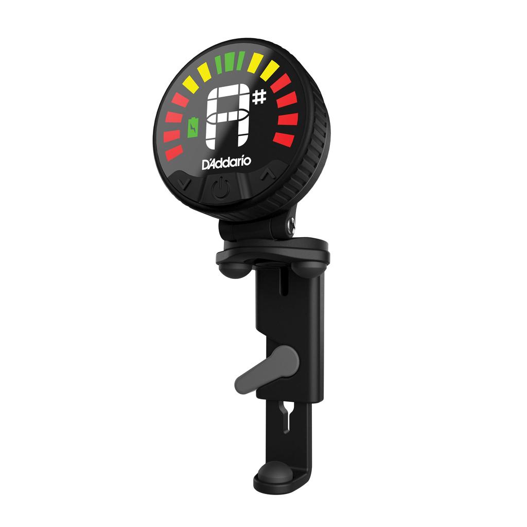 Nexxus 360 Rechargeable Headstock Tuner for Chromatic D'Addario Viola, Type, Full-Color Display, PW-CT-31