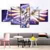 5 Piece OW Game Poster Angel Singer Picture Printed Canvas Art Home Decor No Frame