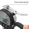 1 шт. 0-12,7 мм цифровой толщиномер процентный толщиномер подходит для бумаги пленки ткани ленты
