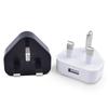 USB-адаптер для зарядки мобильных устройств, 5 В 1 А, стандарт Великобритании, сертифицирован CE/ROHS