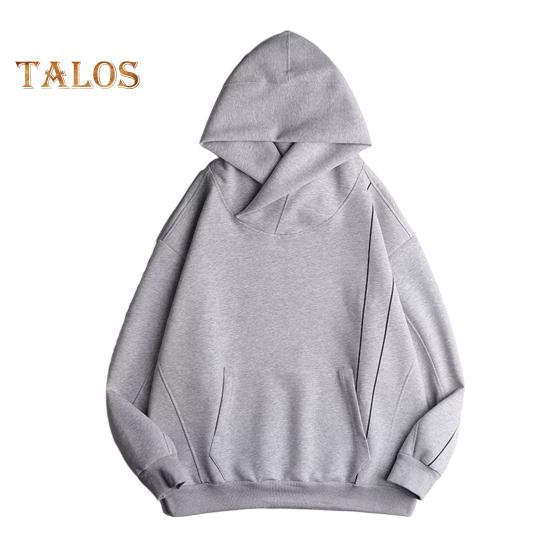 Зимняя толстовка унисекс с капюшоном и защитой шеи, высокий воротник и капюшон в стиле хип-хоп, большой передний карман, утепленная верхняя одежда для отдыха