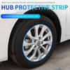 8M Защитная накладка на ступицу шины Бампер Автомобиль Транспортное средство Цвет Колеса Обода Протекторы Декоративная полоса для автомобильного колеса Накладки для ухода за автомобилем