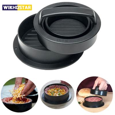 Пресс для гамбургеров из АБС-пластика, пресс для гамбургеров круглой формы с антипригарным покрытием, котлеты от шеф-повара, мясо для гамбургеров, говядина, гриль, пресс для гамбургеров, форма для приготовления пирожков