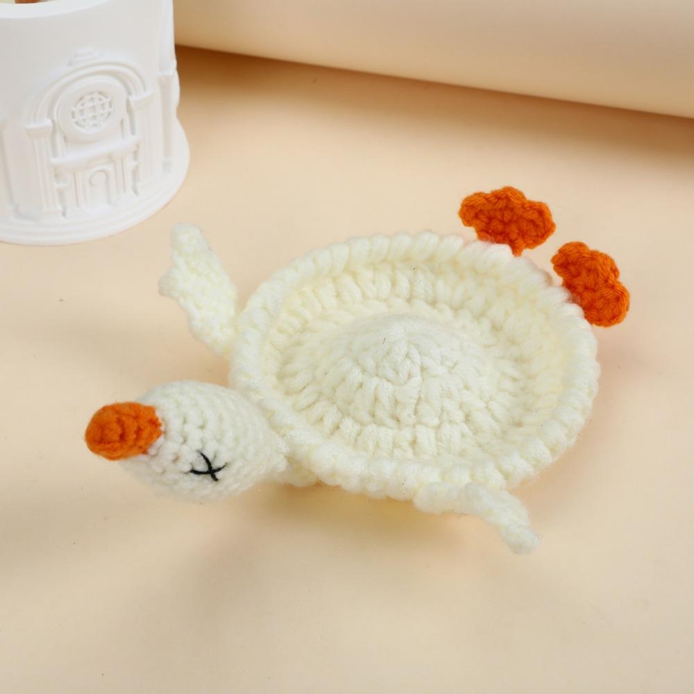 Finished Crochet Animal Coaster Heat Resistant Water Cup Mat Handwoven Coaster  Table Decor