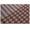Autumn Winter Scarf Brown Houndstooth Scarf Women's Tassel Shawl
