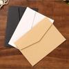 10 шт. Черные Белые Крафт-бумажные Конверты Чистая Бумага Винтажный Европейский Стиль для Открыток Подарков Корейские Канцелярские Товары Папель