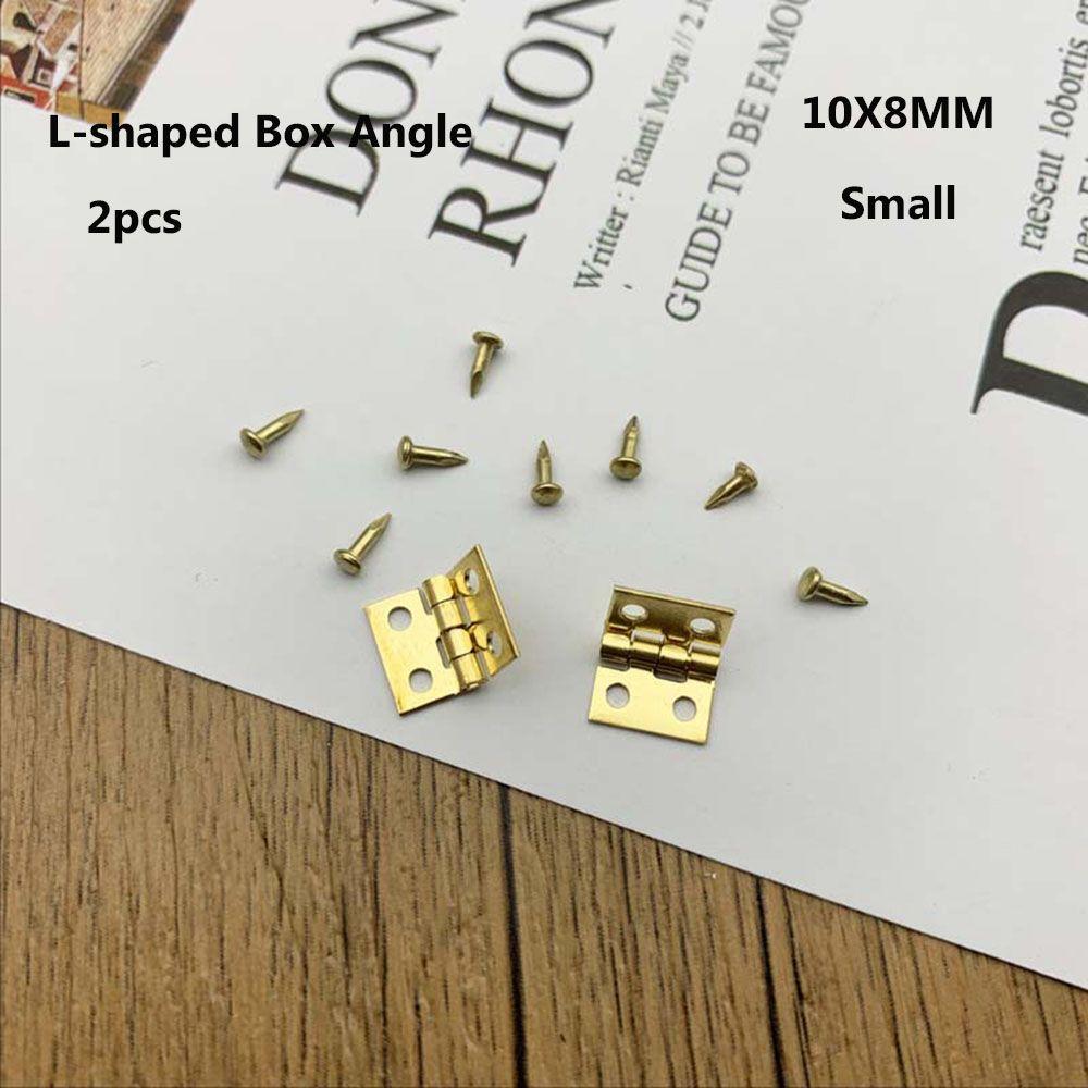 Manual Luggage Trunk Lock Dollhouse Metal Crafts Box Case Corner Suitcase Protector Doll Bags Parts