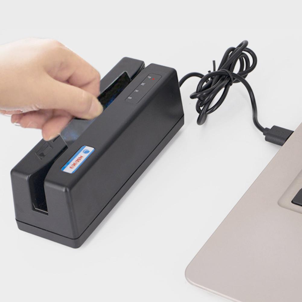 Устройство для чтения магнитных карт с тремя дорожками Msr909 для Windows 98 XP Vista