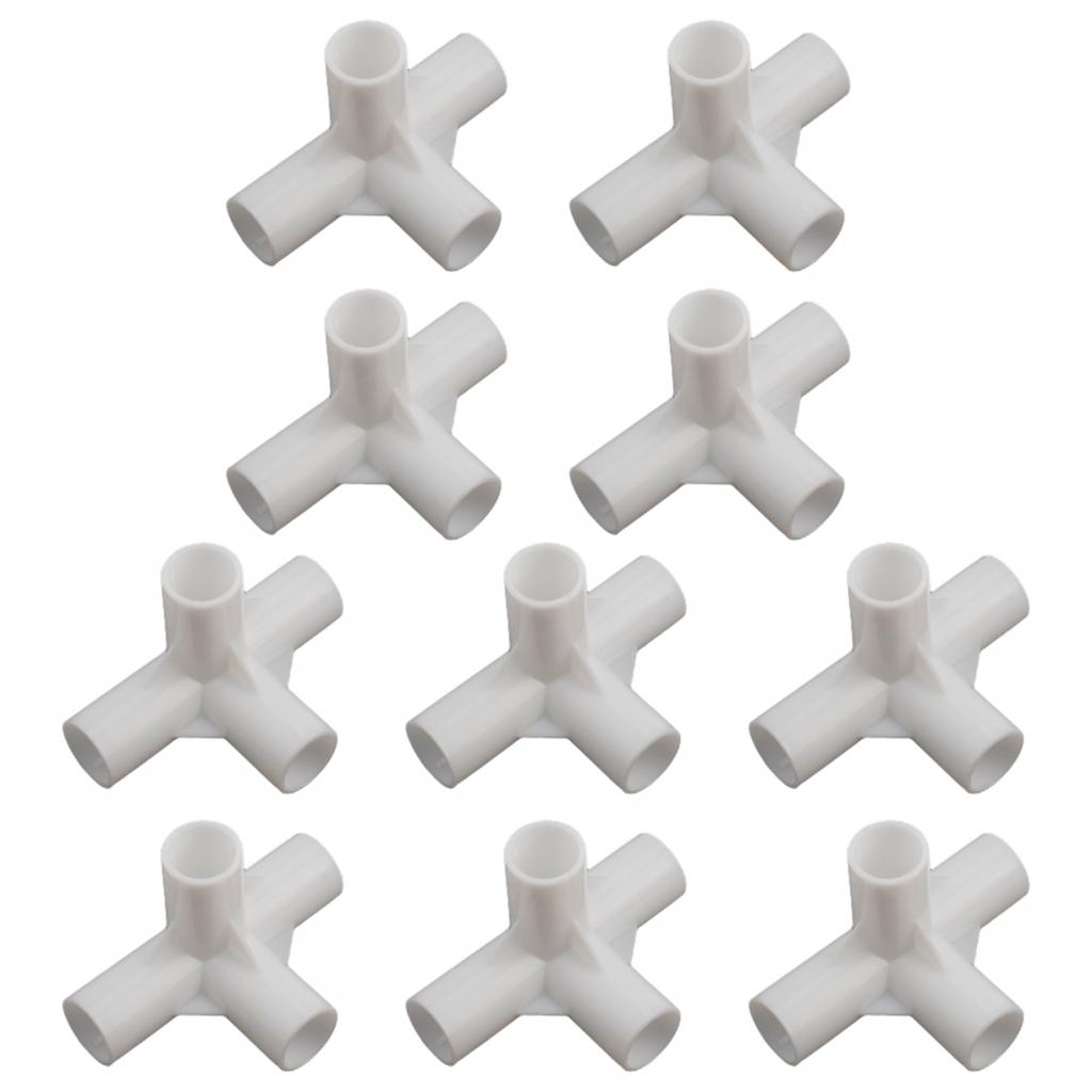 High Strength Canopy Pole Connector for Tents Wardrobes 16mm I D (10PCS)