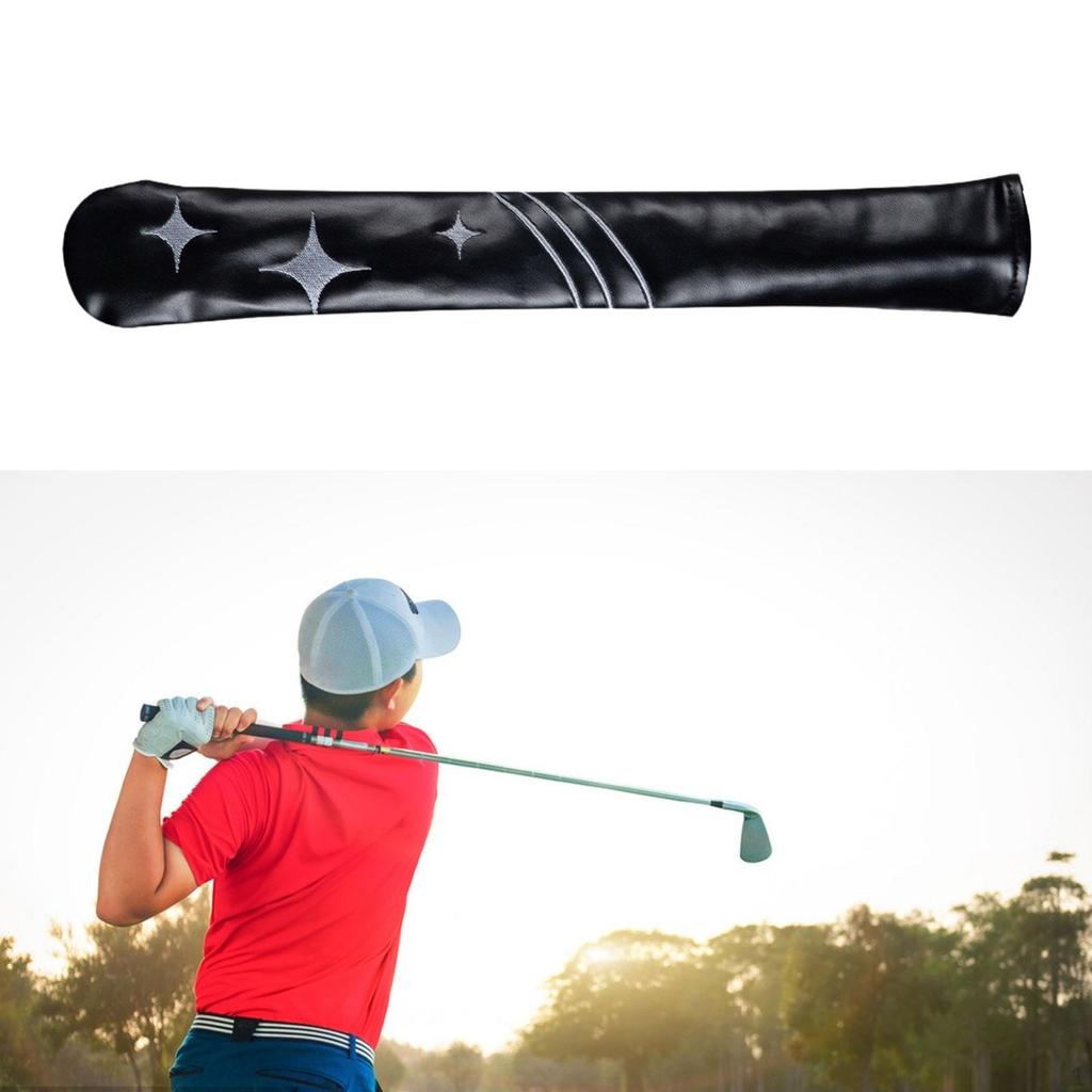 Golf Alignment Stick Cover Indicator Rod Holder Velvet Lining Protection Case for Practice