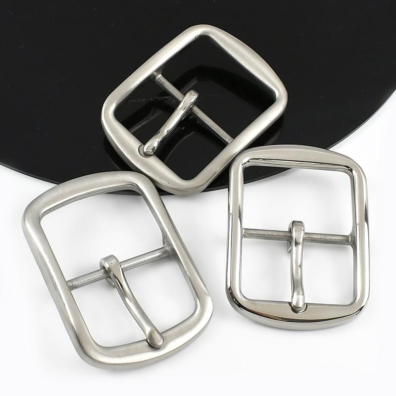 Meetee 1 шт. 40 мм Пряжка для ремня из нержавеющей стали Мужские Женские Кожаные ремни Пряжки-булавки Джинсовый пояс Одежда Запасные аксессуары