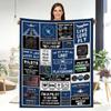 Men's Pilot Gift Blanket Aviation Creative Blanket Super Soft Comfortable Flannel Blanket