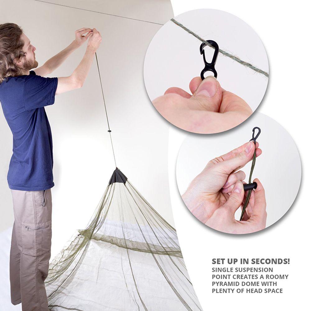 Adults Kids Portable Anti Insect Backpacking Camping Textile Mesh Mosquito Mat Mosquito Net Tent