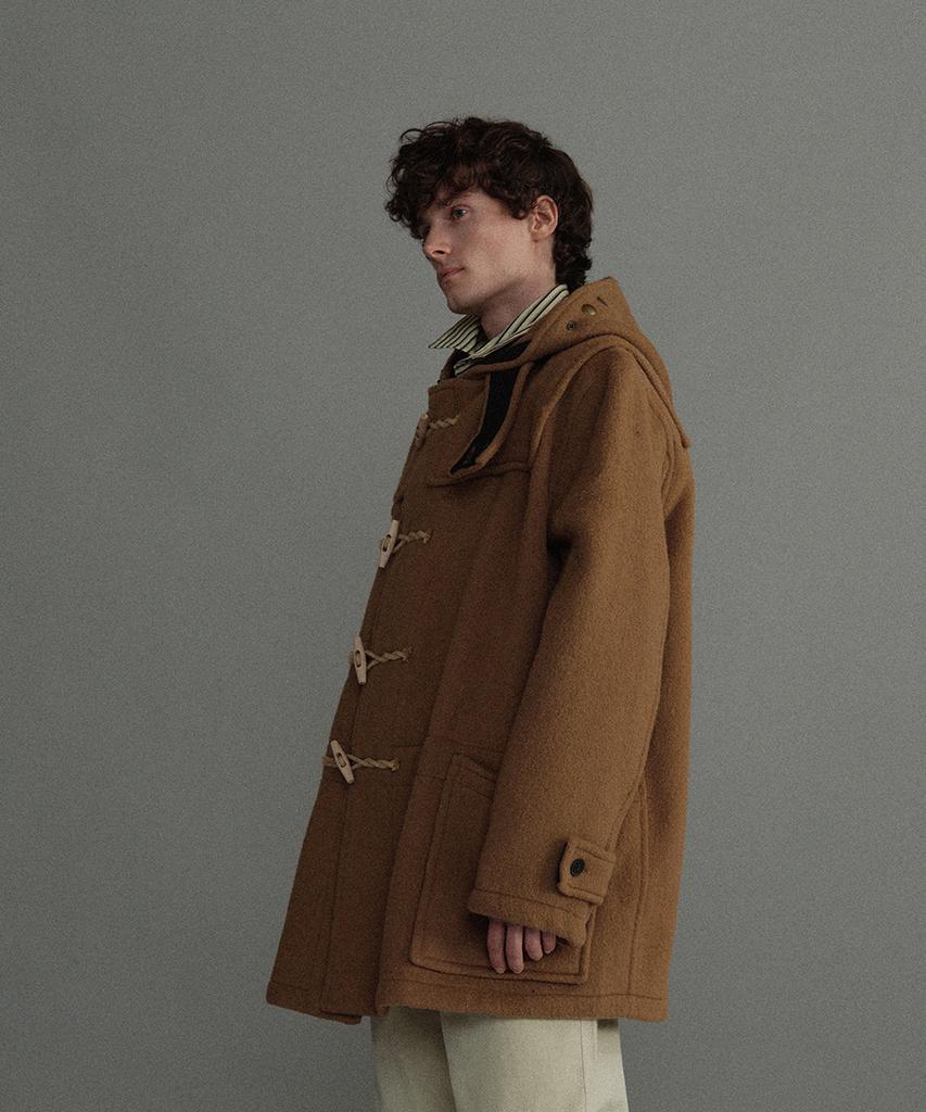 Montgomery Short Original Duffle Coat With Wooden - Camel