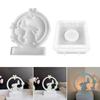 Easter Theme Tealight Holder Mold Candle Holder Mold with Base for Making Candle Holder Tealight Holder DIY Art Craft