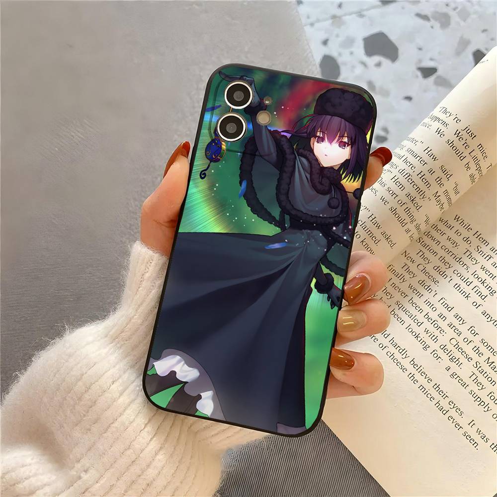 Чехол для телефона Alice Kuonji Anime Witch On The Holy Night Для IPhone 17 Air 16 15 14 13 Pro Max 11 12 Черный силиконовый чехол