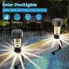 Солнечные лампы для бассейна, Водонепроницаемые солнечные лампы, Украшение ограды открытого бассейна, Аксессуары для бассейна