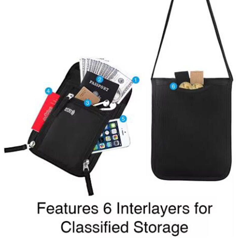 Travel Pouch Neck Wallet Family Passport Holder Organizer Case with RFID Blocking Passport Wallet Travel Wallet