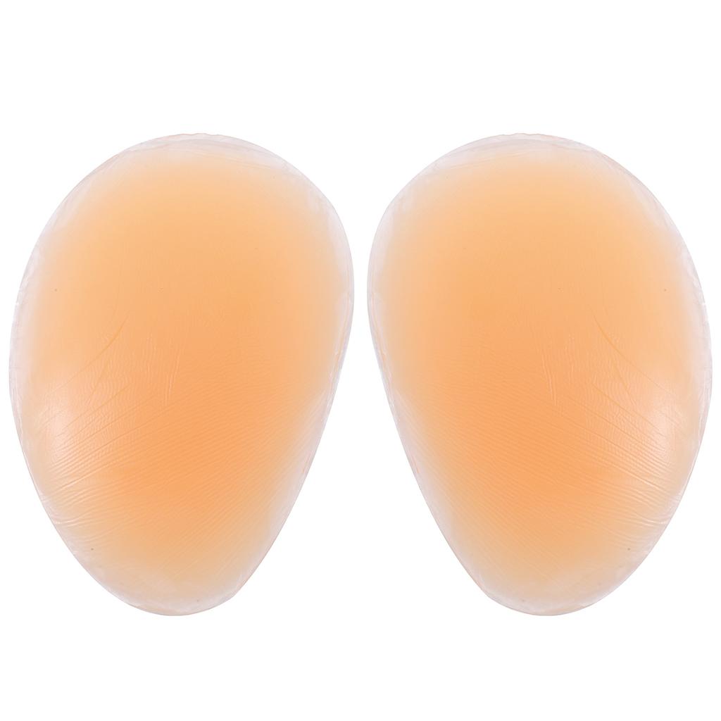 1 Pair Reusable Removable Padded Enhancing Lifter Contour Butt Hip No Trace Silicone Pads for Panties